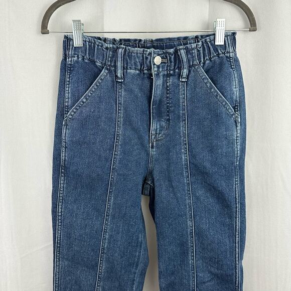 J. Crew Elastic-waist Seamed Straight Jean Women’s Size 25 - Picture 4 of 7